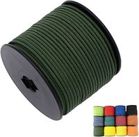 Cordon de parachute en polypropylène 16 brins pour camping en extérieur, corde tressée haute résistance pour escalade et tente