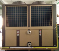 Pompe à chaleur air-eau avec circuit de protection multi-niveaux, coque anti-âge, 380V/220V, performances fiables pour les zones commerciales mixtes