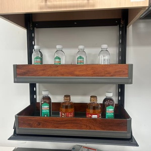VBOSR New Arrival Modern Aluminum Alloy Electric <strong>Kitchen</strong> Cabinet Smart Lifting System Lift <strong>Kitchen</strong> Basket <strong>Storage</strong> Organizer <strong>Unit</strong> - Product Image 6