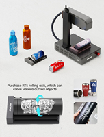 Máquina de Grabado Láser Portátil de 10W, Piezas para Máquina de Grabado CNC de Escritorio M1 Ultra de Alta Precisión para Joyería de Metal, Grabador de Anillos para Oro y Plata
