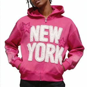 Sudadera con Capucha Estilo Americano 2026, 450GSM, Lavada y Desgastada, con Parche Bordado Personalizado, Estampado de Letras, Unisex, Corte Holgado - Product Image 1
