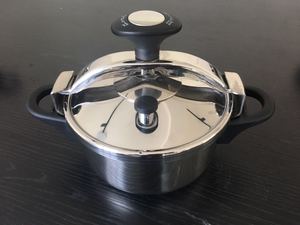 Autocuiseur en acier inoxydable antidéflagrant, l, <span class=keywords><strong>de</strong></span> bonne qualité, avec cuiseur vapeur et couvercle en verre, à induction, style français - Product Image 3