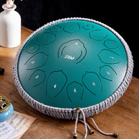 Wholesale Percussion Instrument Handpan Drum 14 Inch Steel Tongue Drum