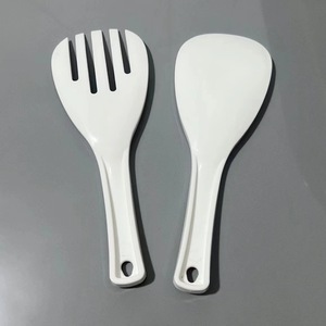 Juego de cucharas para arroz, espátula de plástico antiadherente para olla arrocera, cuchara para servir, material PP de color sólido - Product Image 1
