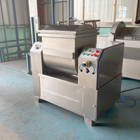 Fournisseur d'Or Nouvelle Machine Mélangeuse à Pâte Horizontale Sous Vide en Acier Inoxydable 304 Capacité 50 kg pour Pâtes, Farine, Maïs, Eau