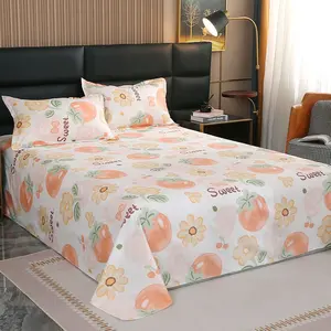 Spring and Autumn bed sheet single skin friendly comfortable student dormitory home 1.2m/ 1.5/1.8/2.0m bedding