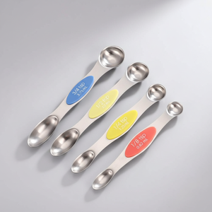 Juego <span class=keywords><strong>de</strong></span> cuchara medidora doble magnética <span class=keywords><strong>de</strong></span> 8 piezas/juego <span class=keywords><strong>de</strong></span> 9 piezas <span class=keywords><strong>de</strong></span> acero inoxidable para cuchara <span class=keywords><strong>de</strong></span> condimentos <span class=keywords><strong>de</strong></span> cocina <span class=keywords><strong>de</strong></span> medición doméstica - Product Image 2