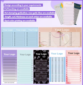 Emballage de boîte à cils d'usine Boîte d'emballage en papier <span class=keywords><strong>vide</strong></span> de luxe avec logo acceptable pour boîte à faux cils - Product Image 5