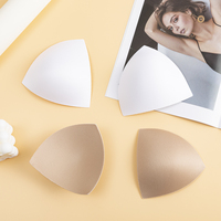 Coussinets de bikini imperméables à coudre pour maillots de bain féminins, coussinets triangulaires en éponge moulée pour maillots de bain et vêtements de surf