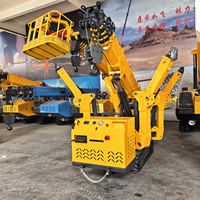Mini-grue araignée portable, petite grue araignée mobile pour l'installation de toitures en verre et le levage