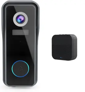 Two way audio waterproof smart video doorbell voice leave message on the app smart doorbell video