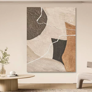 Quadro Nordico Fatto a Mano, Arte Astratta a Olio su Tela, <span class=keywords><strong>Poster</strong></span> 3D con Texture, Decorazione Murale per <span class=keywords><strong>Soggiorno</strong></span> - Product Image 2