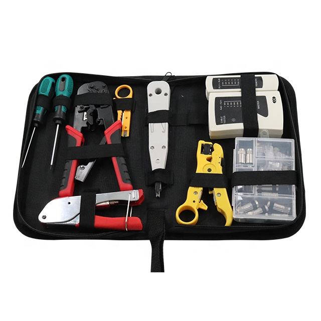 12 in 1 RJ45 Network Tool Kit - Essential LAN Cable Tools in Durable ...
