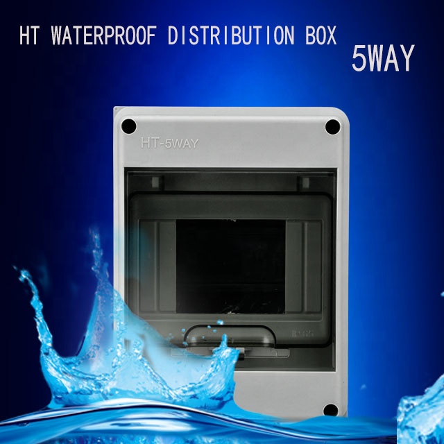 Хорошо проданная пластиковая 5 способов водонепроницаемая распределительная выключатель MCB коробка