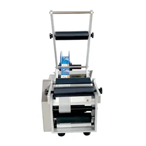 Etiquetadora Semiautomática de Botellas Redondas de Escritorio, Máquina Etiquetadora de Botellas de Plástico Redondas, Autoadhesiva, con Carcasa de Acero Inoxidable - Product Image 2