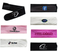 Bandeau de cheveux coloré personnalisé OEM pour femmes Accessoires pour cheveux Bandeau facial de spa avec logo personnalisé Bandeaux pour soins de la peau pour salon de beauté et spa
