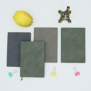 دفتر ملاحظات من الجلد الصناعي فارغ A6 من جلد الغنم بالجملة من البائع بالجملة مع شعار مخصص - Product Image 3