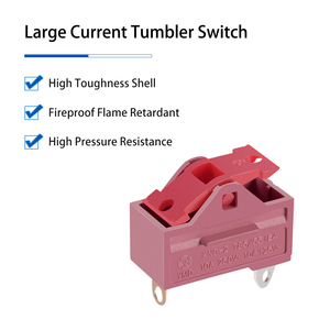 Interrupteur à bascule à trois positions CQC pour courant élevé 7A 250V PA66, conforme RoHS, avec bornes à souder pour usage domestique, <span class=keywords><strong>bateau</strong></span>, sèche-cheveux - Product Image 2