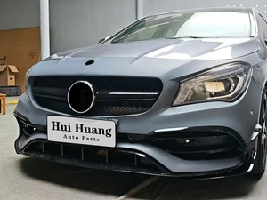 Kit de carrosserie de pare-chocs de lifting automobile pour <span class=keywords><strong>Mercedes</strong></span> Benz Classe <span class=keywords><strong>CLA</strong></span> W117 2013-2019 Changer pour le style CLA45 <span class=keywords><strong>AMG</strong></span> Comprend le pare-chocs avant - Product Image 3