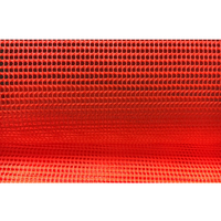 Tissu de maille ignifuge de PVC du Japon pour le filet de sécurité de bâtiment de construction, tissu de maille enduit de PVC de 100% polyester pour la serre chaude