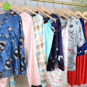 Thrift <strong>Women</strong> Silk Pajamas <strong>Women</strong> Used <strong>Sleepwear</strong> Bales Second Hand <strong>Sleepwear</strong> Bale - Product Image 4