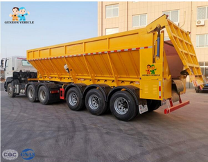 Remorque automatique à déchargement fabriqué en Chine pour délivrer les pièrres et les sables - Product Image 3