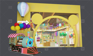 Tienda de regalos de globos personalizada, muebles de exhibición, tienda de juguetes para niños, diseño de interiores, decoración de tienda de fiesta de disfraces de moda - Product Image 2