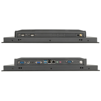 PC industriel tactile tout-en-un sans ventilateur en aluminium IP65 intégré de 15,6'' et 23,6'' avec écran VGA 1920x1080 et écran tactile capacitif 10 points