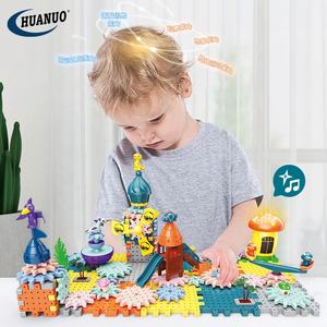 ชุดของเล่นเกียร์ DIY สำหรับเด็ก 139 ชิ้น ชุดตัวต่อไดโนเสาร์ <span class=keywords><strong>Krazy</strong></span> Gear ชุด STEM - Product Image 1