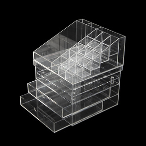 Giá Tốt Nhất Nhà Máy Bán Hàng Trực Tiếp Phong Cách Hiện Đại Rose Trường Hợp Acrylic 5-Kệ Stackable Tùy Chỉnh Thân Thiện Với Môi Cao Cấp Hiển Thị Giá - Product Image 2