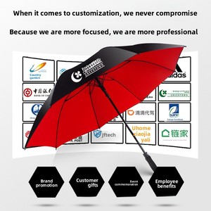 <span class=keywords><strong>Parapluie</strong></span> publicitaire automatique en acier inoxydable avec impression de logo personnalisable pour <span class=keywords><strong>homme</strong></span>, extra large, droit/long - Product Image 4