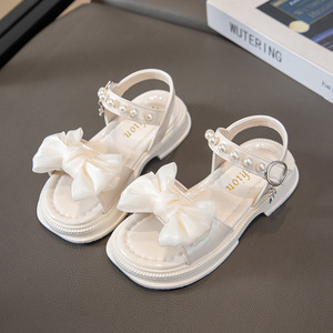 2026 गर्मियों की नई लड़कियों को ओपन-टोड सैंडल धनुष फैशन नरम नीचे गैर-पर्ची वेक्रो बंद हल्के सांस लेने योग्य बच्चों को आकस्मिक - Product Image 5