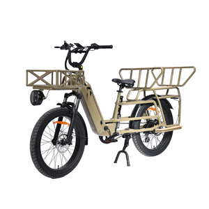 Vélo Électrique Cargo Familial Intégré avec Batterie 48V 20Ah Downtube 750W, Longue Queue pour Deux Enfants, Nouveauté 2024 - Product Image 6