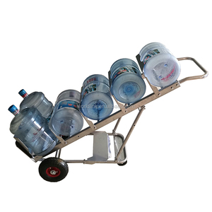 Carro de mano de almacenamiento de botellas de agua de 5-7 piezas de acero inoxidable con carro de mano resistente de cuatro ruedas - Product Image 2