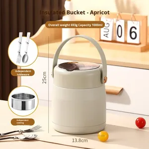 Công Suất Lớn 304 Thép Không Gỉ Cách Điện Hộp Ăn Trưa Macaron Chân Không Nồi Cho Nhà Nhân Viên Văn Phòng Sinh Viên Cho Trở Lại Trường Học - Product Image 6