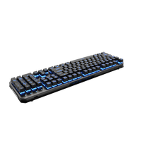 Clavier d'ordinateur filaire RGB 104 touches clavier de jeu conception de commutateur mécanique