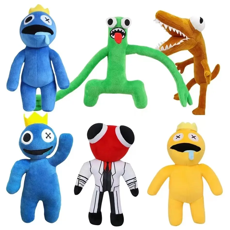 New Cartoon Rainbow Friends Ro-blox Plush Toy Stuffed Animals Soft Game Character Rainbow Friends Chapter 2