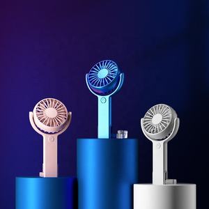 Ventilador de mano mini portátil personalizable de alta calidad y bajo ruido con gancho - Product Image 1