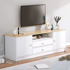 Eenvoudig Luxe Klassiek Design Meubilair Houten Eiken/Grijs + Wit Tv-Kast Van Woonkamer Slaapkamer Met Verdelers En Laden - Product Image 2