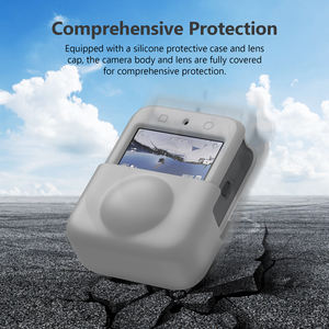 Funda Protectora de Silicona para <span class=keywords><strong>DJI</strong></span> <span class=keywords><strong>Osmo</strong></span> 360, Funda Protectora Completa Antideslizante con Absorción de Impacto Flexible, Apta para <span class=keywords><strong>DJI</strong></span> <span class=keywords><strong>Osmo</strong></span> <span class=keywords><strong>Action</strong></span> 360 - Product Image 5