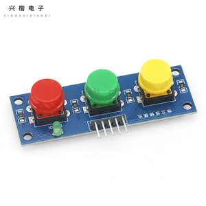 Module de boutons indépendants St003, 3x5Vdc 1A, commutateurs Spst pour projets robotiques Arduino - Product Image 1