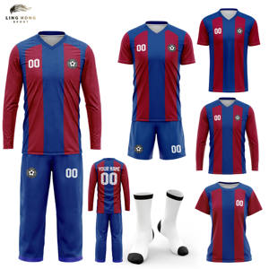 Maglia da Calcio Professionale Estiva Traspirante ad Asciugatura Rapida con Logo Stampato a Trasferimento Termico, in Poliestere, a Maniche Corte - Product Image 1