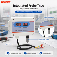 Capteur d'humidité de la température HG803 4-20mA RS485 Modbus RTU avec émetteur d'affichage pour la construction