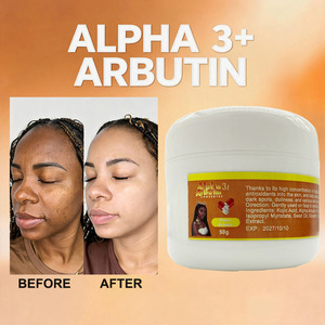 Crème pour le visage à l'alpha-arbutine, atténue les taches brunes, les cicatrices d'acné, les dommages du soleil, le mélasma, unifie le teint, hydrate en profondeur, douce et sûre - Product Image 1