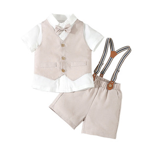 Ensemble de vêtements pour bébé garçon, parfaitement assorti, pour un gain de temps dans le choix des tenues, idéal pour les occasions formelles, décontractées, quotidiennes, les fêtes, les mariages et les événements. - Product Image 5