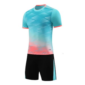 Grosir kaus tim penuh kaus pria baju kustom pabrik Tiongkok jersey bola sublimasi kualitas tinggi - Product Image 4