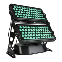 Lampe murale à double étage LED RGBW imperméable de 120x10W pour scène, éclairage d'événements en plein air