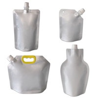 Distributeur de sac de jus en plastique personnalisé 1,5 L 2L 3L avec robinet pochette de boisson de 1gallon pochette à bec de café 5L avec robinet