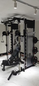 SK- Smith Machine Functional <span class=keywords><strong>Trainer</strong></span>, Équipement de musculation, Pile de poids 200 kg, Rack de musculation, Power Rack - Product Image 3