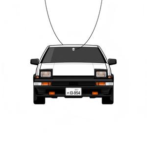 Désodorisant de voiture suspendu, parfum d'ambiance voiture de course en stock, bonne odeur, désodorisant en papier personnalisé - Product Image 4